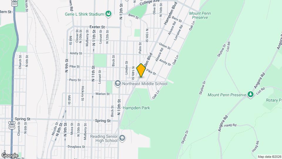 1301 Hampden Blvd Mapa y Detalles de la Ubicación