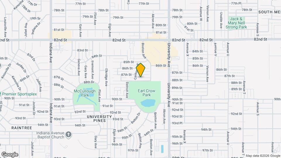 2716 88th St Map and Location Details