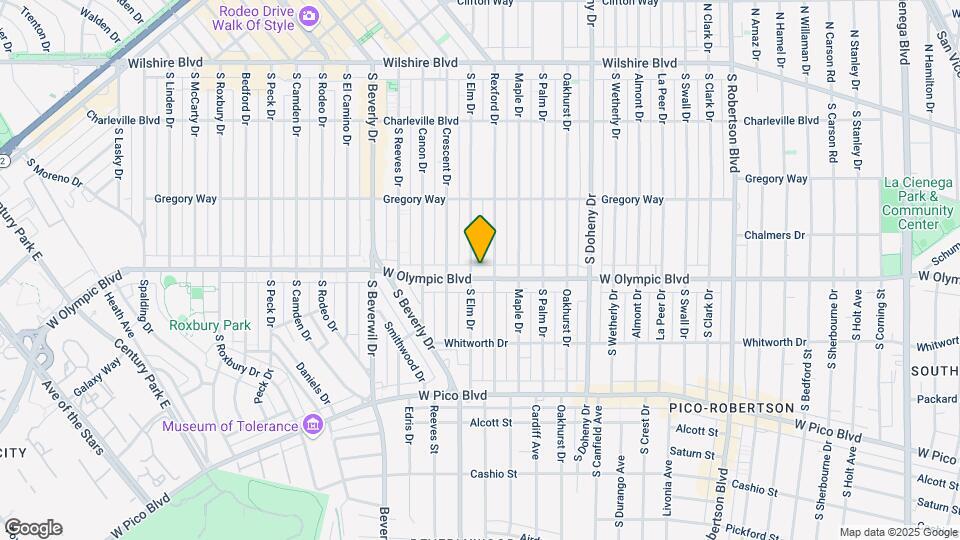 9319 W Olympic Blvd Map and Location Details