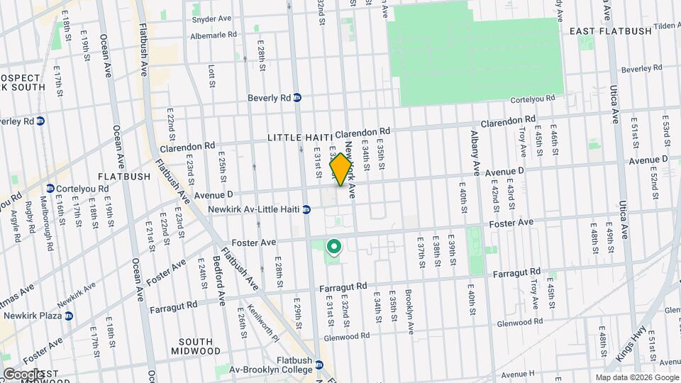 409 E 32nd St Map and Location Details