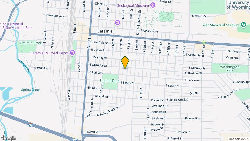 708 S 8th St Map and Location Details