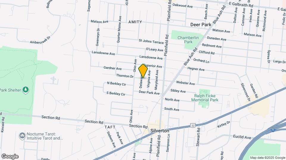 7134 Delaware Ave Map and Location Details