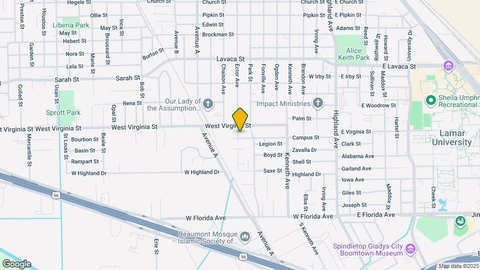 1190 Campus St Map and Location Details