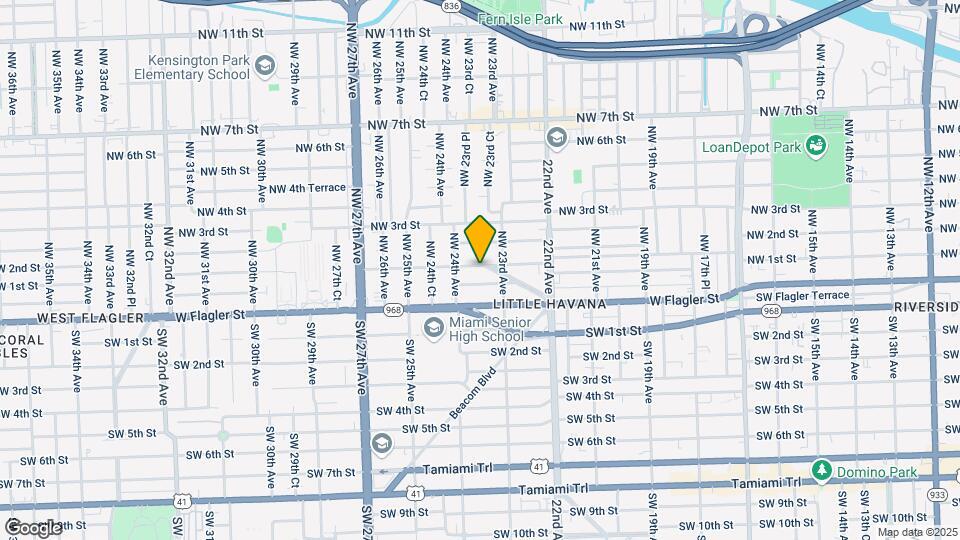 2340 NW 1st St Map and Location Details