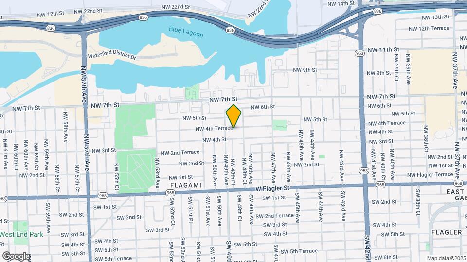 4862 NW 4th Terrace Map and Location Details