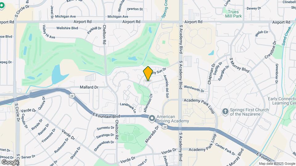 3610 Ensenada Dr Map and Location Details