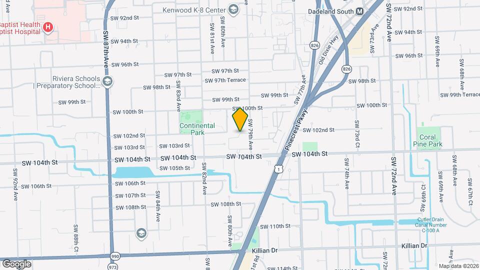 7949 SW 104th St Map and Location Details