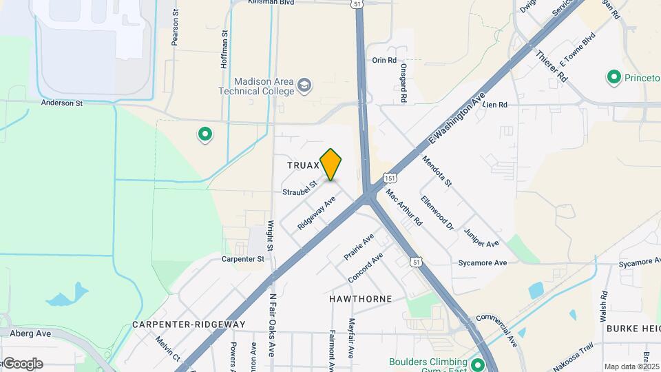 1714 Rowland Ave Map and Location Details