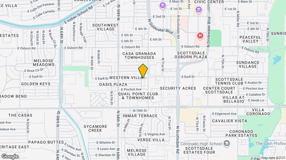 3107 N 69th Pl Map and Location Details