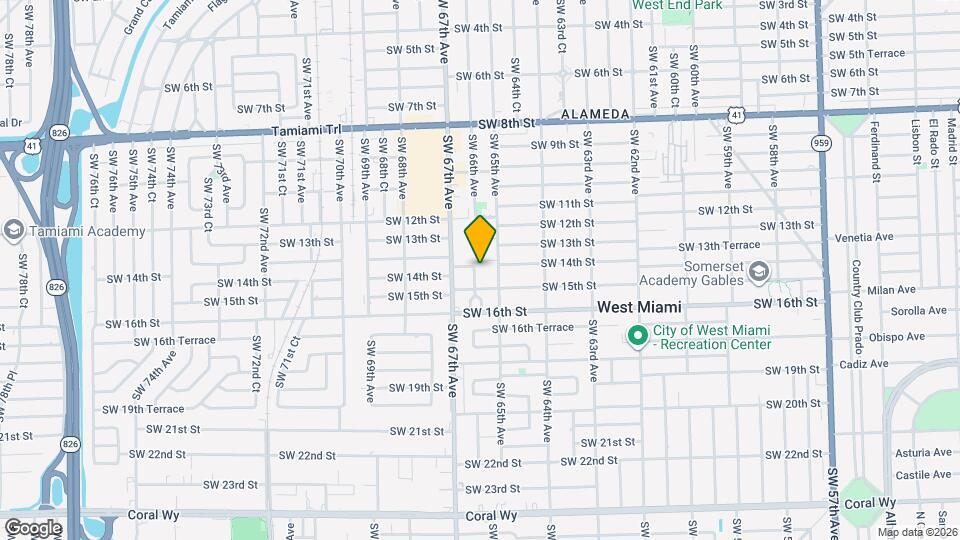 1411 SW 66th Ave Map and Location Details