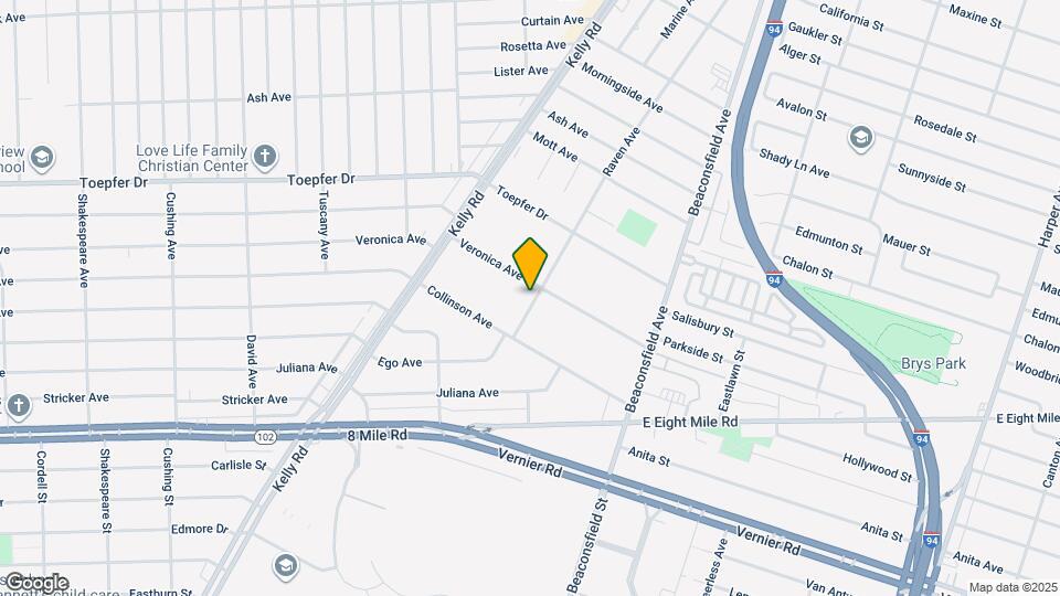 18090 Veronica Ave Map and Location Details