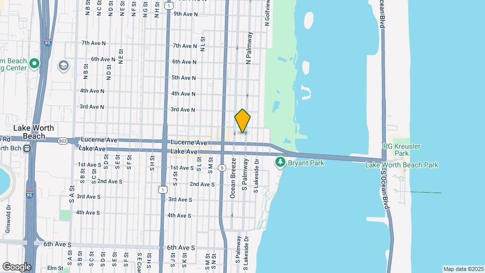 115 N Palmway Map and Location Details