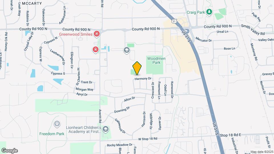 522 Harmony Dr Map and Location Details