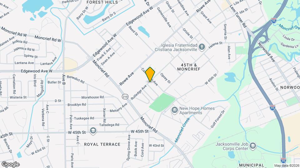 1750 Rutledge Ave Map and Location Details