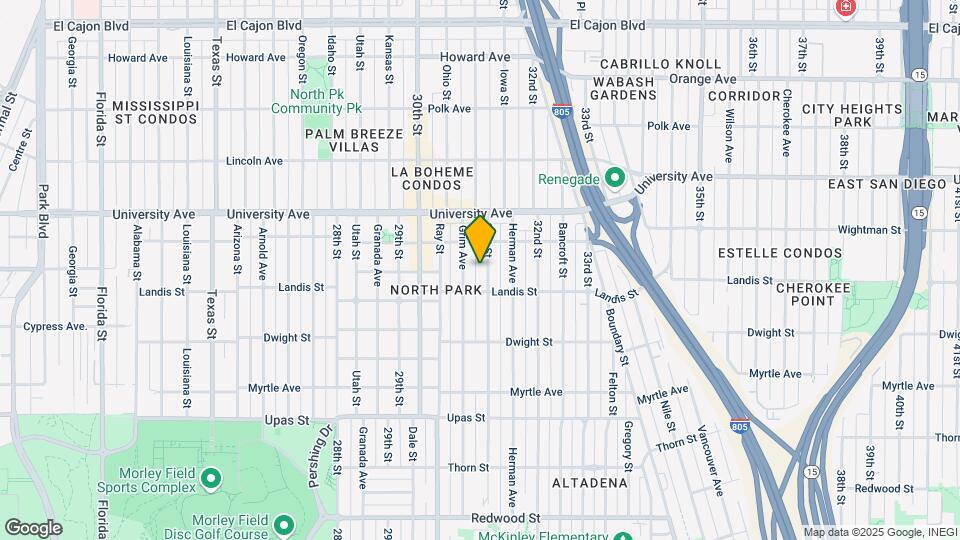 3746 31st St Map and Location Details