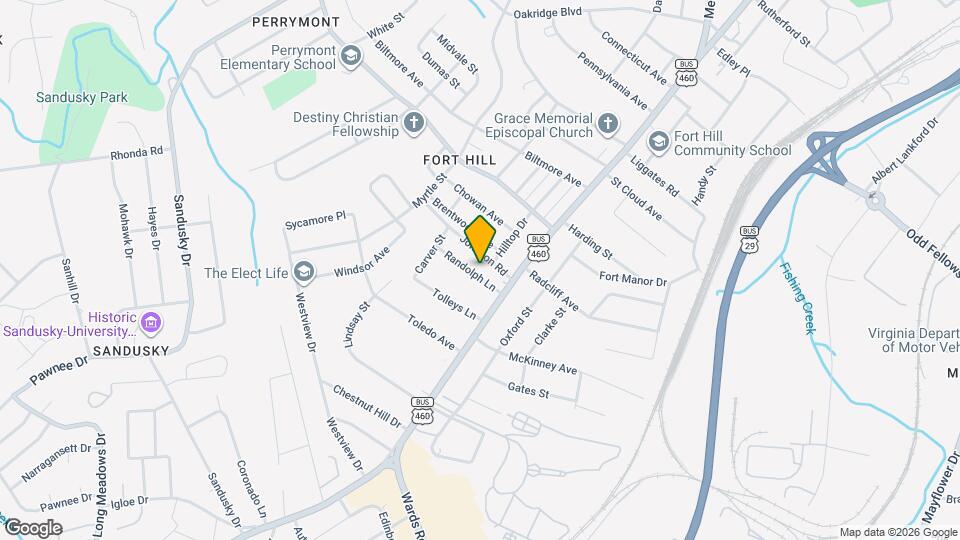 940 Randolph Ln Map and Location Details