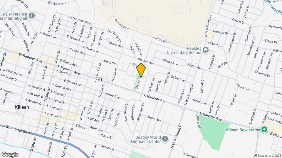 1202 Stewart St Map and Location Details