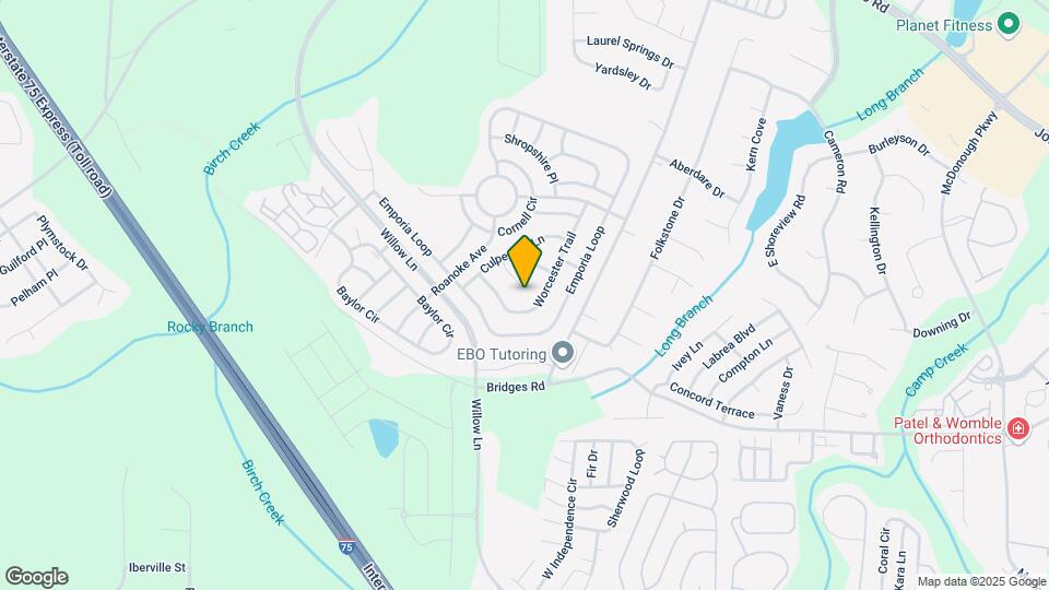 1836 Crandon Ct Map and Location Details