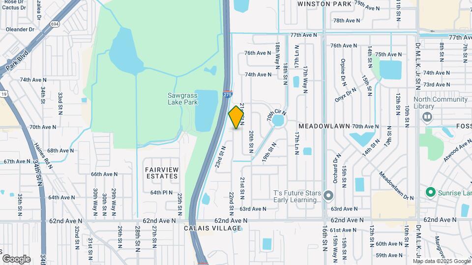 6871 22nd St N Map and Location Details