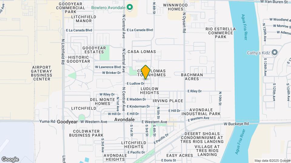 301-303 E Ludlow Dr Mapa y Detalles de la Ubicación