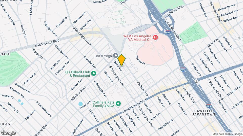 1252 Barry Ave Mapa y Detalles de la Ubicación