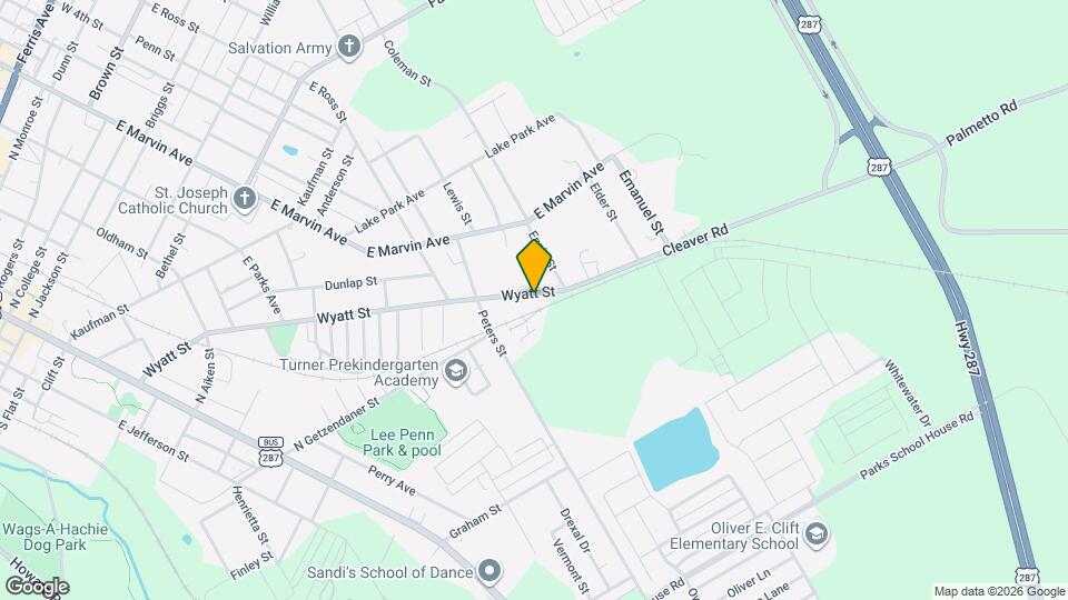 1350 Wyatt St Map and Location Details