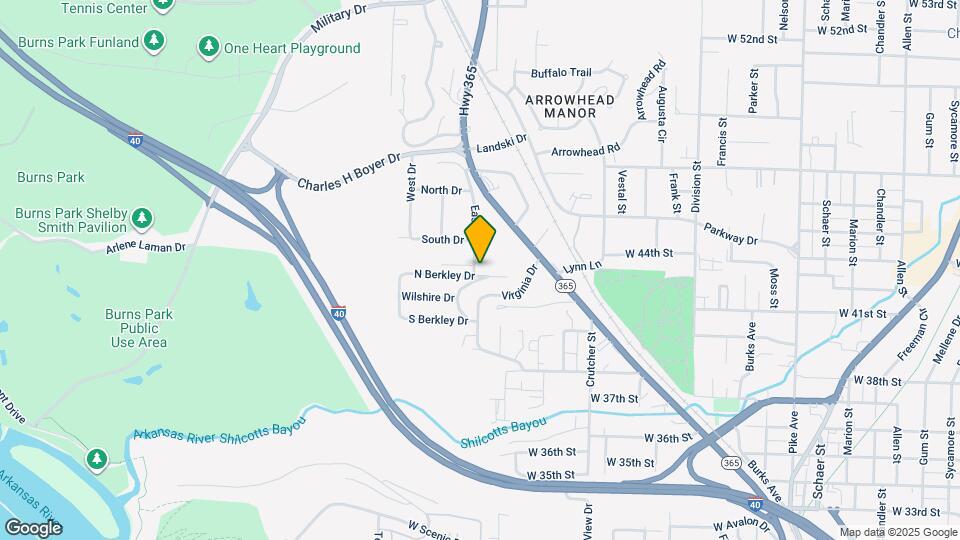 2214 N Berkley Dr Map and Location Details