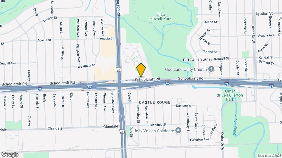 23610 Schoolcraft Rd Map and Location Details