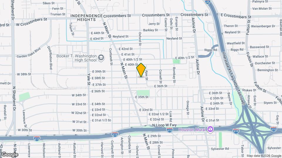 612 E 38th St Map and Location Details