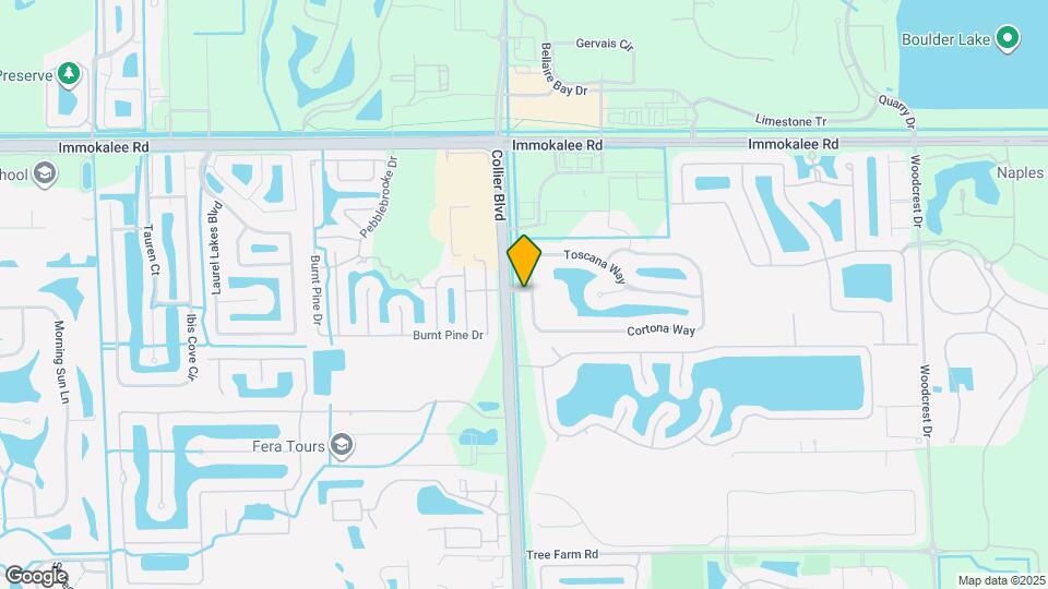 15073 Cortona Way Map and Location Details