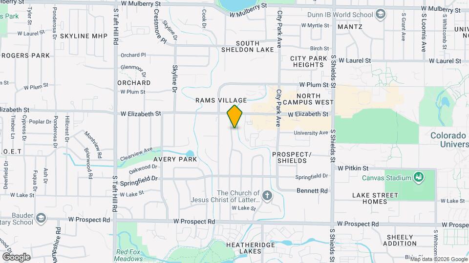 1120 S Bryan Ave Map and Location Details