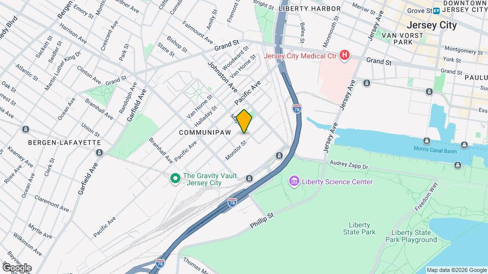 61 Monitor St Map and Location Details