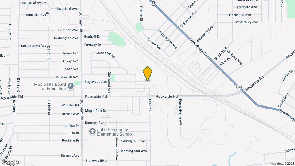 16246 Edgewood Ave Map and Location Details