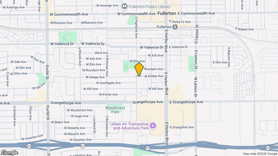 900 S Highland Ave, Unit 9 Mapa y Detalles de la Ubicación