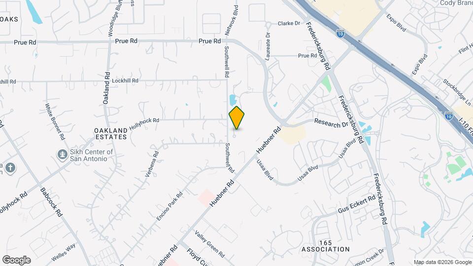 10126 Relic Oaks Mapa y Detalles de la Ubicación