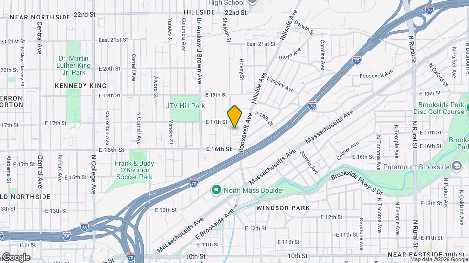 1639 Sheldon St Map and Location Details