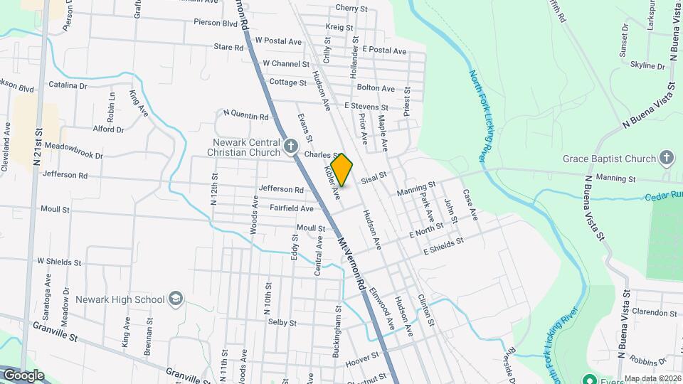 512 Kibler Ave Map and Location Details