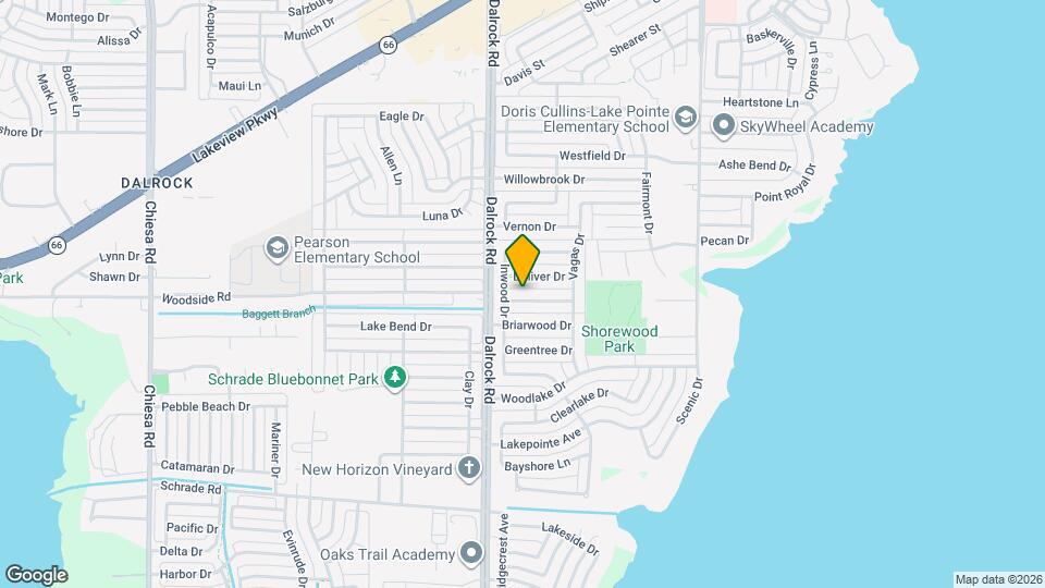 8801 Pine Forest Dr Mapa y Detalles de la Ubicación