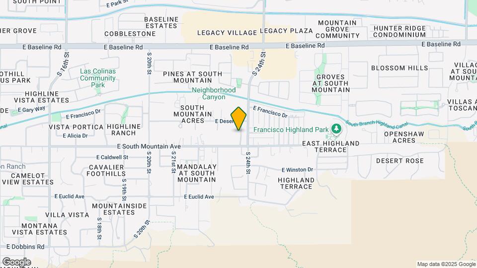 8304 S 23rd Pl Mapa y Detalles de la Ubicación
