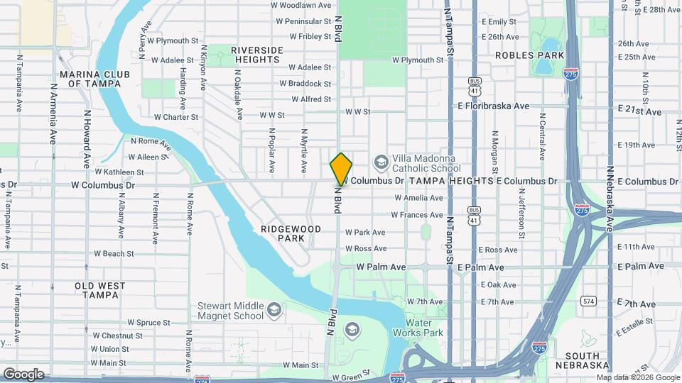 423 W Amelia Ave Map and Location Details