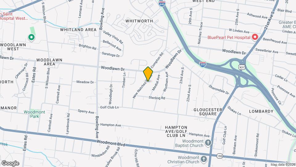 3010 New Natchez Trace Map and Location Details