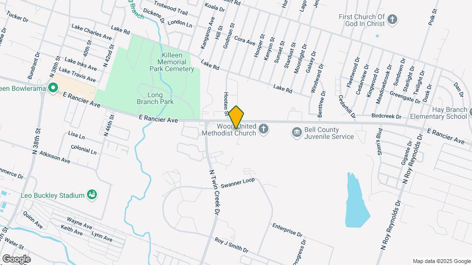 1104 Eastside Dr Map and Location Details