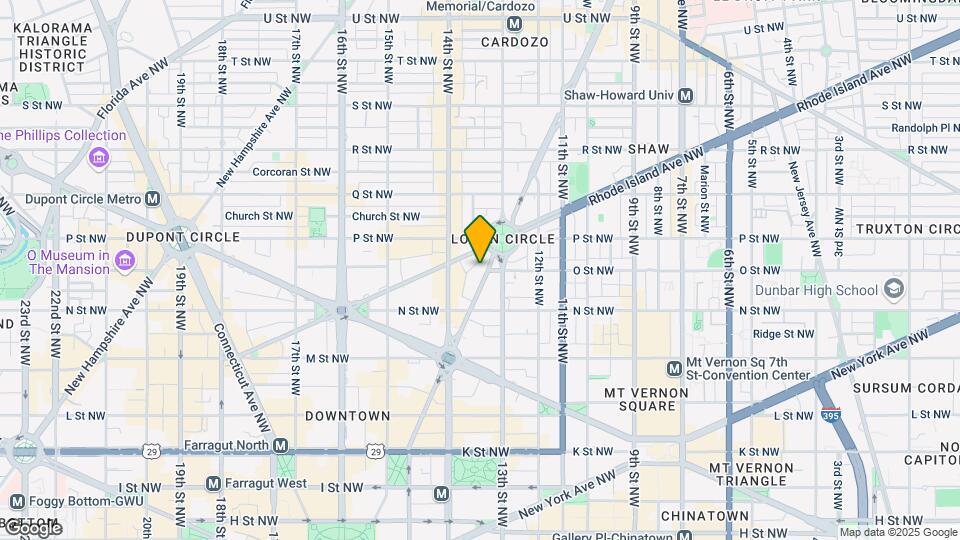 1330 Vermont Ave NW Map and Location Details