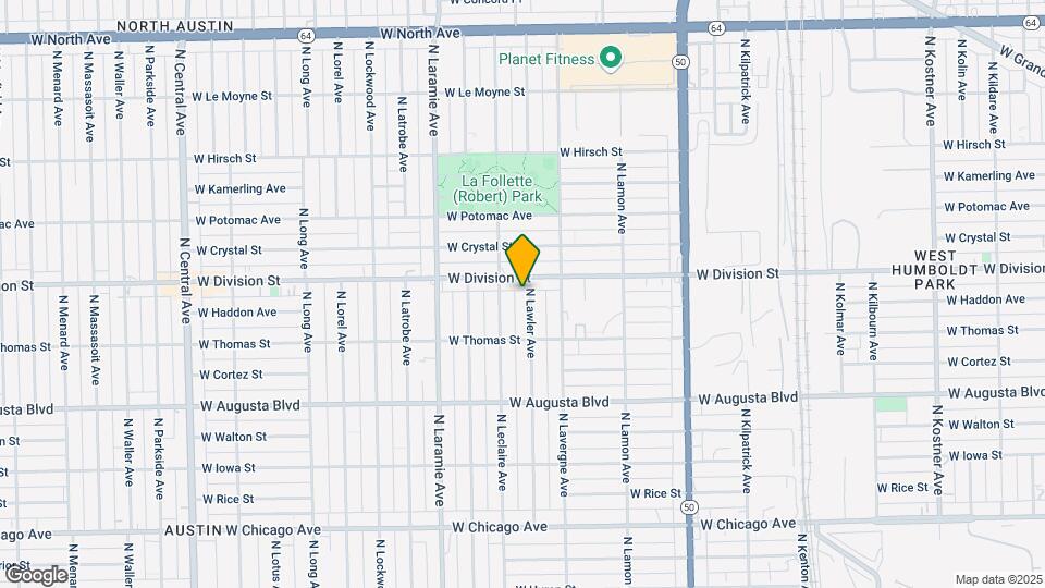 1146 N Lawler Ave Map and Location Details