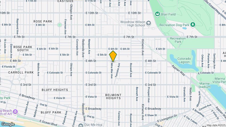 386 Mira Mar Ave Mapa y Detalles de la Ubicación