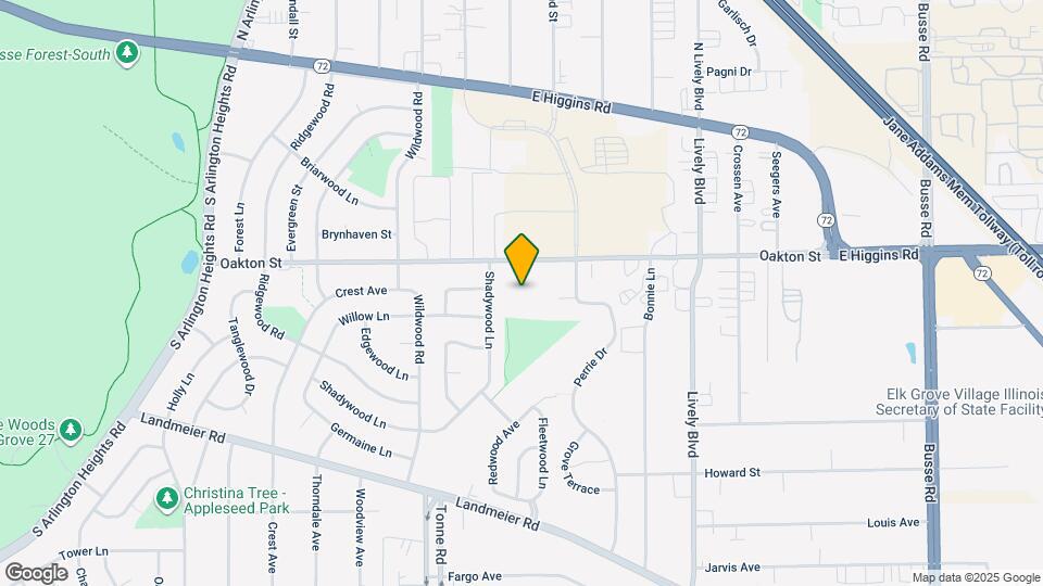 817 Oakton St Map and Location Details