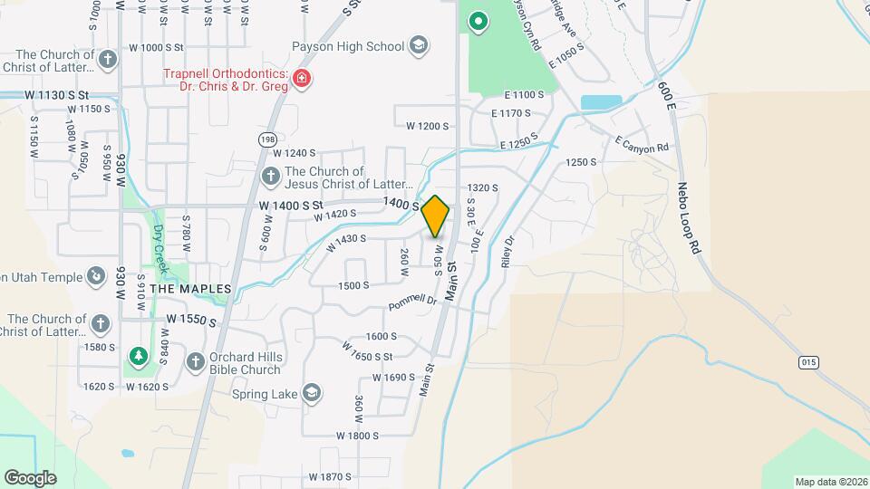 1444 S 50 W Map and Location Details