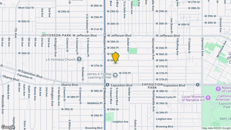 1629 W 37th St Map and Location Details