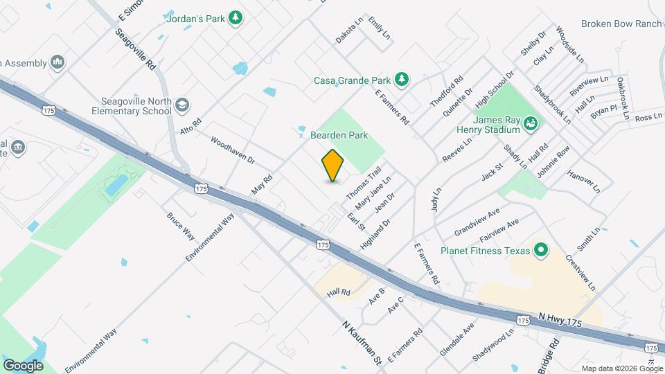 1405 Julie St Map and Location Details