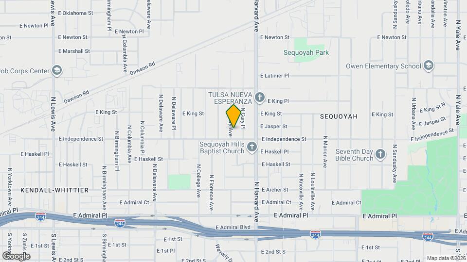 817 N Gary Ave Map and Location Details